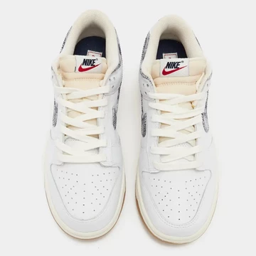 Dunk Low Washed Denim White von oben