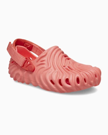 Salehe Bembury Crocs Pollex Clog Kids - Begonia seitlich