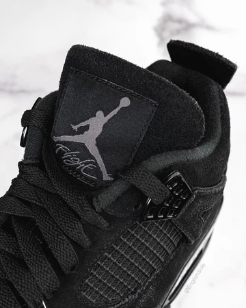 Details des Jordan 4 SB Black Cat Wear Test Sneaker
