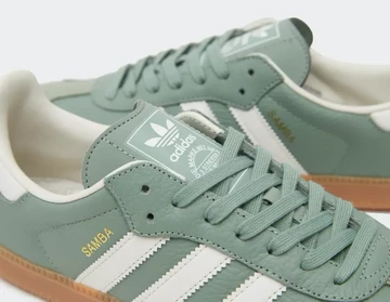 adidas Samba Silver Green Detail