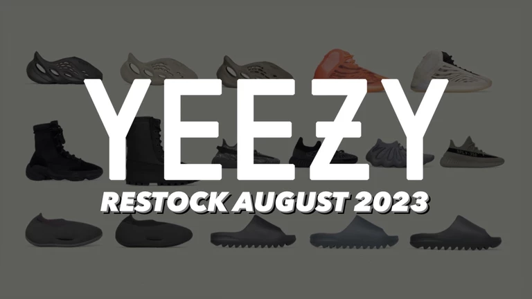 adidas Yeezy Restock August 2023