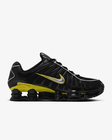Nike Shox TL Black Dynamic Yellow Außen