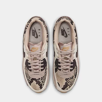 Air Max 90 Snakeskin Brown Paar von oben