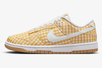 Nike Dunk Low Yellow Gingham