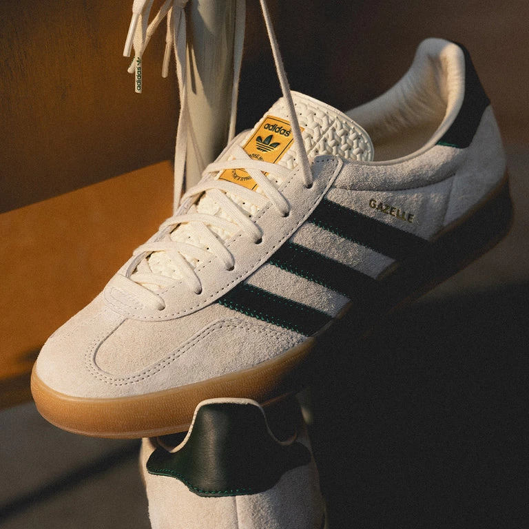 adidas gazelle silver green womens adidas x CLOT by Edison Chen Gazelle Crepe 'Cream White / Core White / Gold  Metallic' JR5410 – DVSN WEST main image 1