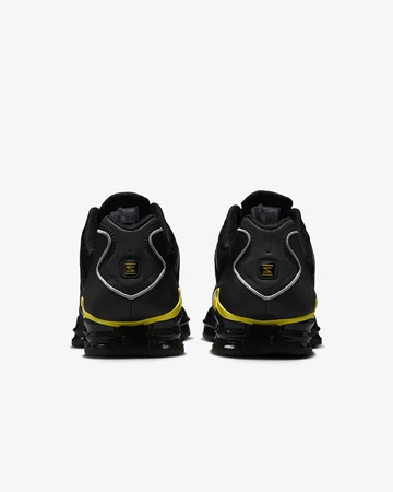 Nike Shox TL Black Dynamic Yellow von hinten
