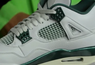 Details des Jordan 4 Oxidized Green