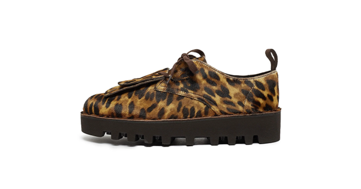 Engineered Garments x Clarks Desert Khan EG Leopard Print 26183857