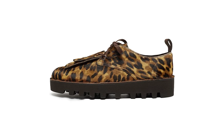 Engineered Garments x Clarks Desert Khan EG Leopard Print