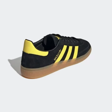 adidas Handball Spezial Black Yellow seitlich von Hinten