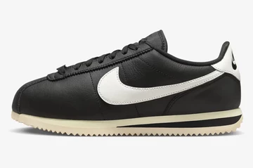Nike Cortez Black Sail seite außen