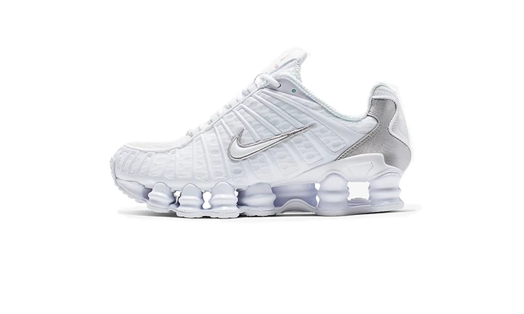 Nike Shox TL White Metallic Silver