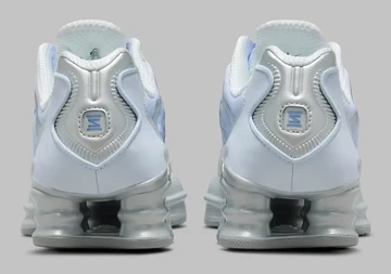 Nike Shox TL Silver von Hinten