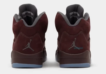 Jordan 5 Burgundy Ferse