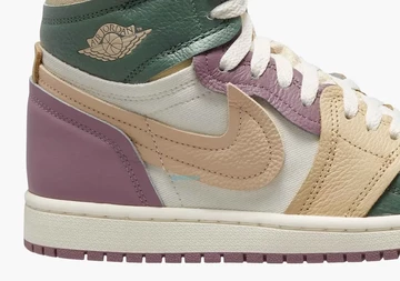 Jordan 1 MM High Galactic Jade hinterer Teil