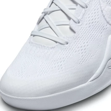 Nike Kobe 8 Protro Halo Triple White Detail Toebox