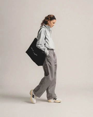 New Balance Warped Runner Sea Salt On Feet Model Motion