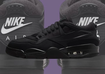 Jordan 4 RM Black Cat Außenseite