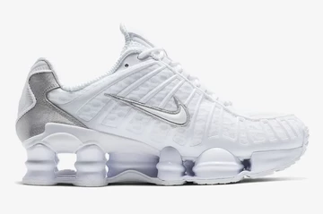 Nike Shox TL White Metallic Silver innen