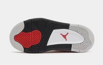 Jordan 4 Red Cement Sohle