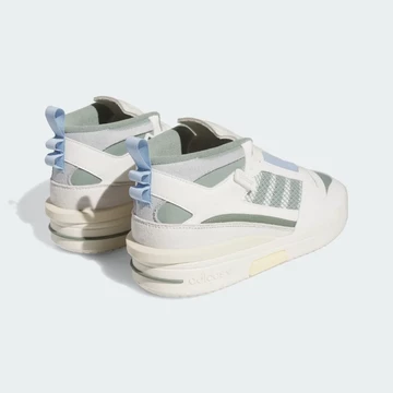 adidas Forum Mod Mid Silver Green schräg von hinten