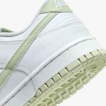 Dunk Low Honeydew White - Ferse Detail