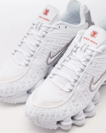 Nike Shox TL White Metallic Silver