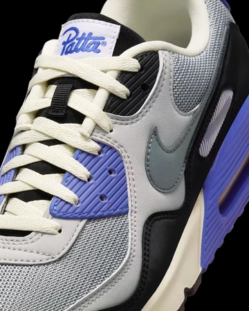 Patta x Nike Air Max 90 Waves Sapphire Detail Mittelfußbereich
