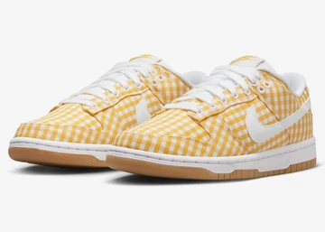 Nike Dunk Low Yellow Gingham