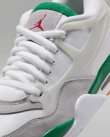 Jordan 4 RM Pine Green Upper Details