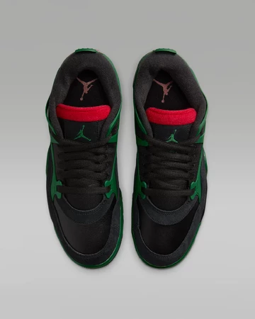 Jordan 4 RM Black Gorge Green von oben