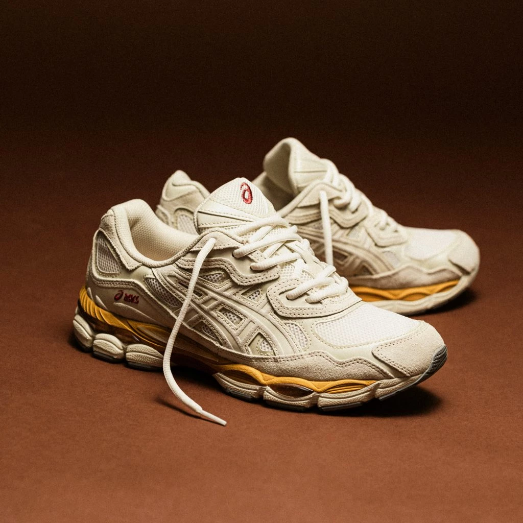 靴 ASICS GEL-NYC CREAM/CREAM GEL-NYC | Unisex | Cream/Oyster Grey | Sportstyle Shoes