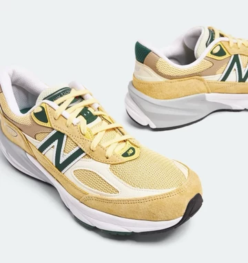New Balance 990v6 Pale Yellow Motion