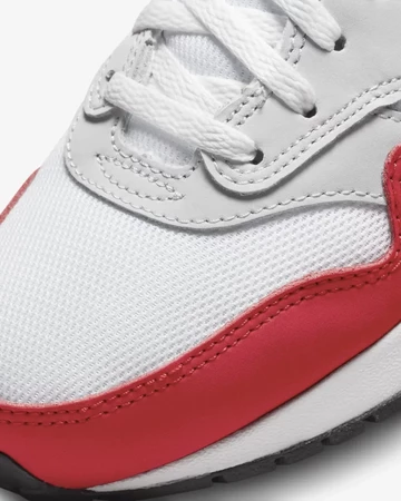 Nike Air Max 1 GS University Red Detail Toebox
