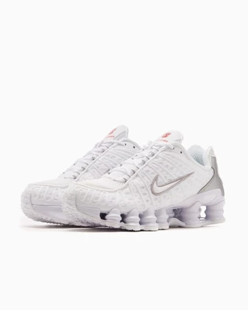 Nike Shox TL White Metallic Silver