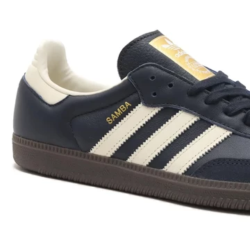 adidas Samba Navy Blue details drei streifen