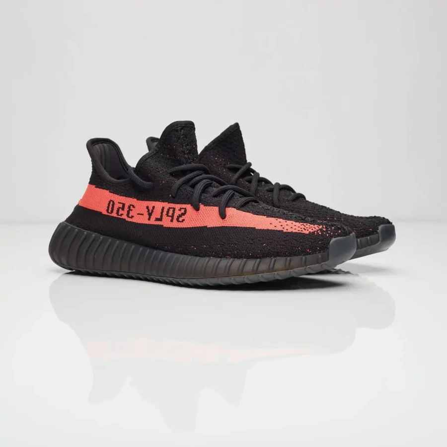 adidas Yeezy Boost 350v2 Core Black Red BY9612 | Dead Stock
