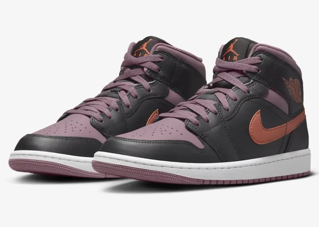 Black purple orange jordans online