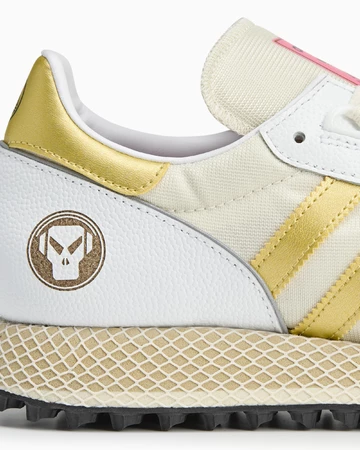 Goldie x adidas Silverbirch SPZL Metallic Gold Co-Branding Details