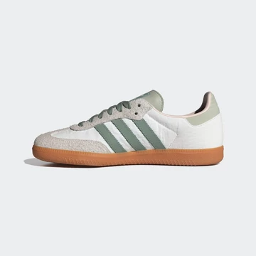 adidas Samba White Silver Green Innenseite