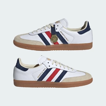 Sporty & Rich x adidas Samba Olympic White Paar