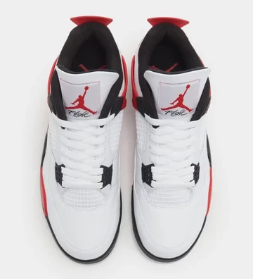 Jordan 4 Red Cement von Oben