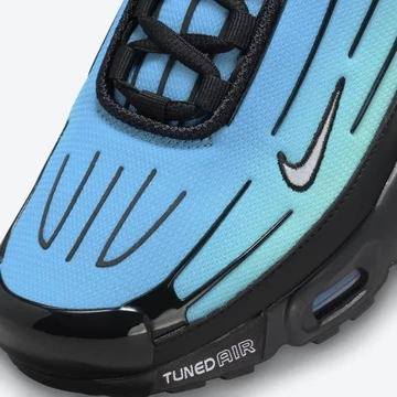 Air Max Plus 3 Black Aqua Detail Toebox