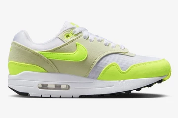 Air Max 1 Volt von links nach rechts mit gelben details