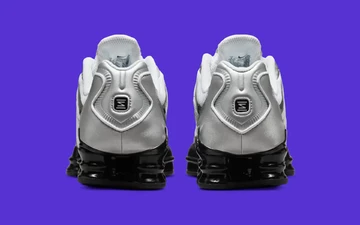 Nike Shox TL Black Metallic Silver Paar Ferse