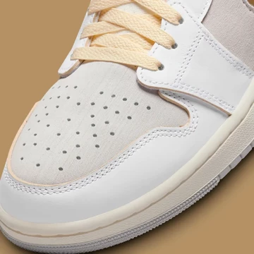 Jordan 1 Zoom CMFT 2 Grey Gold Toe Box