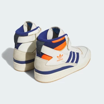 adidas Forum High Blue Orange von hinten