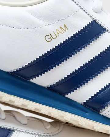adidas Guam White Blue Detail