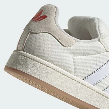 adidas Campus 00s Hemp White ferse mit rotem adidas Logo