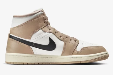 Jordan 1 Mid Sail Desert seite innen